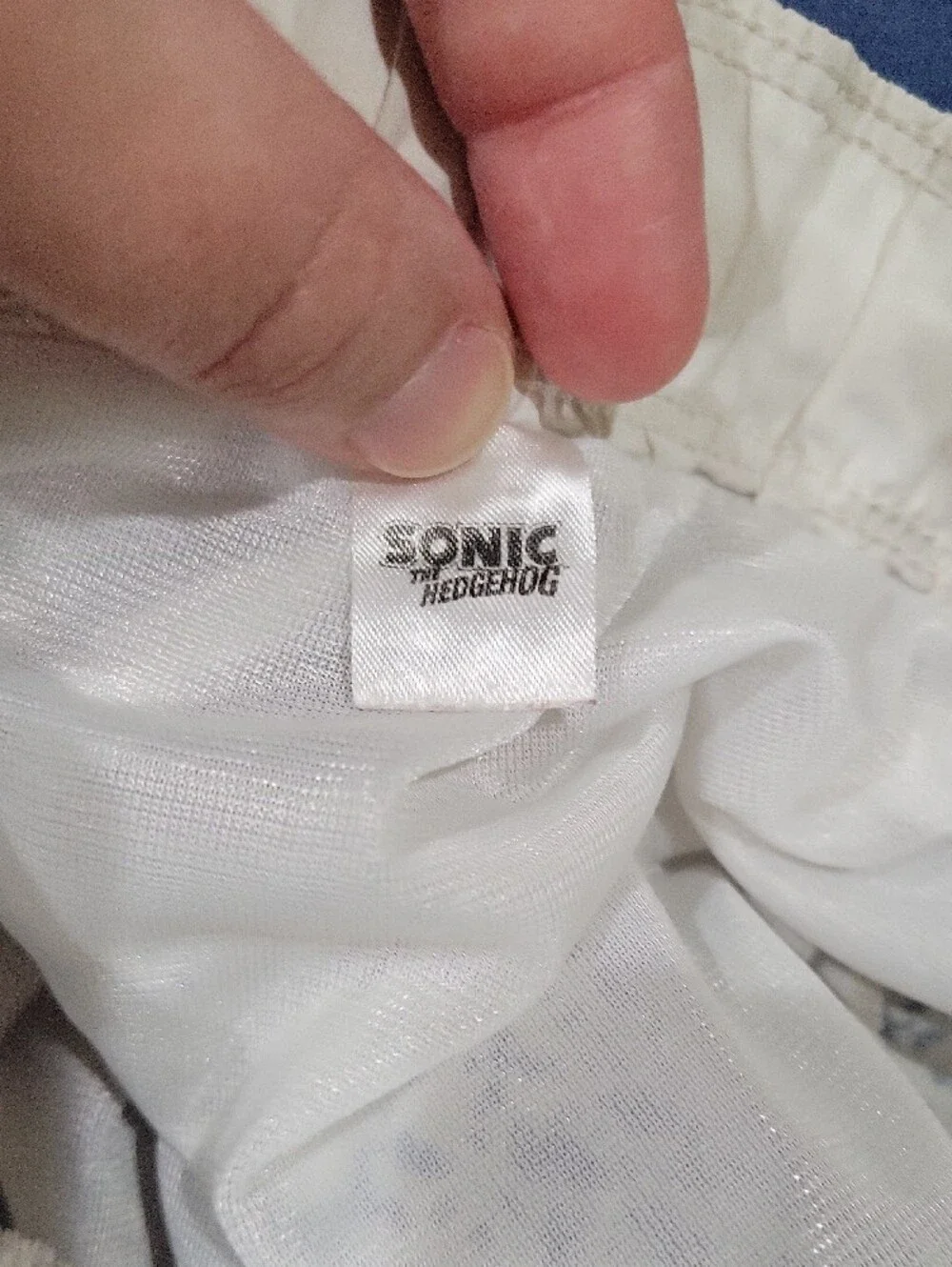 Sonic Black and White Boy's Swim Shorts